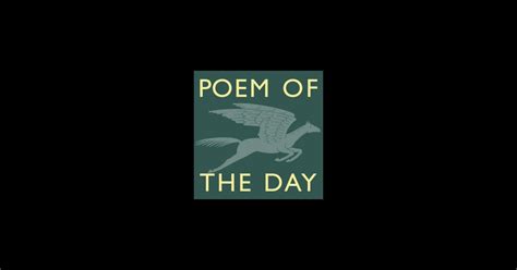 poetry foundation poem of the day